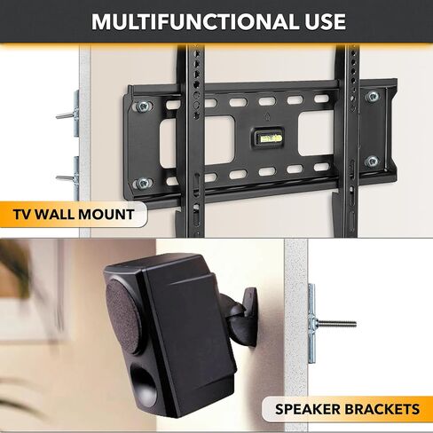 CondoMounts EDA1426 Universal Wall Mounting Anchors | Steel Stud | NO Stud | Metal Stud Anchors | TV Mount Metal Studs | Cabinets | Holds 90lbs | Includes 25 Elephant Anchor Set in Kuwait