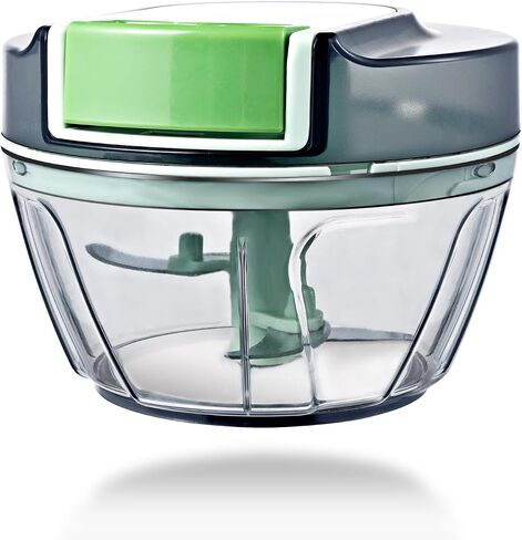 Garlic Mincer,Mini Chopper Can Chop Several Cloves Of Garlic At Once,Quick And Easy To Operate,Very Suitable For Chopping Garlic,Chili, And Peanut Onion, And Nuts.Easy To Clean-Dishwasher Safe in Saudi Arabia