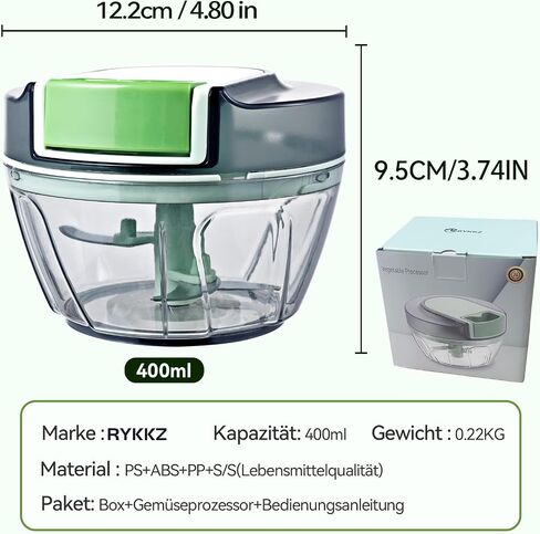 Garlic Mincer,Mini Chopper Can Chop Several Cloves Of Garlic At Once,Quick And Easy To Operate,Very Suitable For Chopping Garlic,Chili, And Peanut Onion, And Nuts.Easy To Clean-Dishwasher Safe in Saudi Arabia
