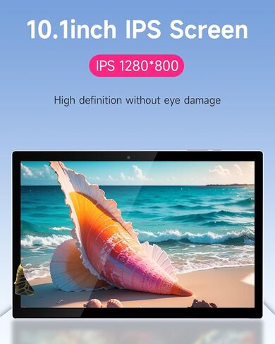 YQSAVIOR 10 inch Tablet, Android 13 Tablet PC, 6GB RAM 64GB ROM Tablets, 2.0GHz Processor, 1280×800 HD IPS Screen, Bluetooth, Dual Camera, Dual Speaker, WiFi 6 Tablet Computer 6000 mAh, Black in Saudi Arabia