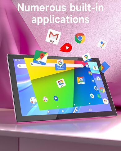 YQSAVIOR 10 inch Tablet, Android 13 Tablet PC, 6GB RAM 64GB ROM Tablets, 2.0GHz Processor, 1280×800 HD IPS Screen, Bluetooth, Dual Camera, Dual Speaker, WiFi 6 Tablet Computer 6000 mAh, Black in Saudi Arabia