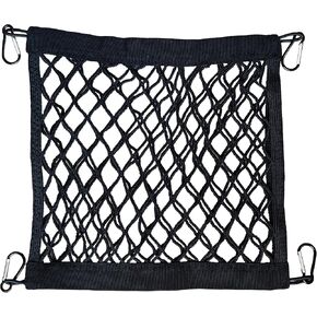 Helmet Holder for Backpack, Could be Used as Cover and Container, 4 Sides Elastic Bands, Comes with 4 Carabiners, Carrying Your Helmet in an Elegant Way