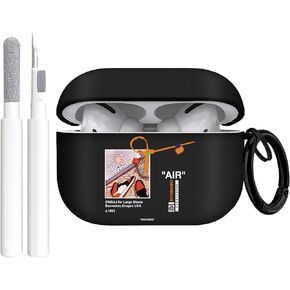 for Airpods Pro 2nd Generation Case Cute Sports Basketball Football, Protective TPU Soft Cases Cover Rugged for Apple Airpod Pro 2 with Keychain for Women Men，Basketball