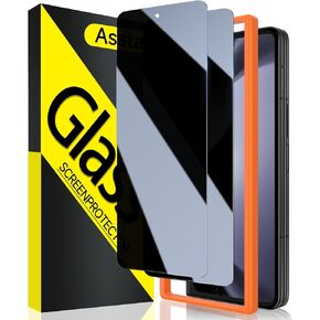 [2 Pack]Asstar Privacy Screen Protector for Samsung Galaxy Z Fold 6,9H Hardness Tempered Glass Front Privacy Samsung Galaxy Z Fold 6 Screen Protector,Anti-Scratch Case Friendly Accessories Bubble Free