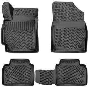Hyundai Sonata 2015-2019 (No Hybrid Models) & Kia Optima 2016-2020 Floor Mats 3D Custom Fit Compatible with Sonata & Optima Car Mats Laser Measured Floor Liner All Weather (Front & Rear)