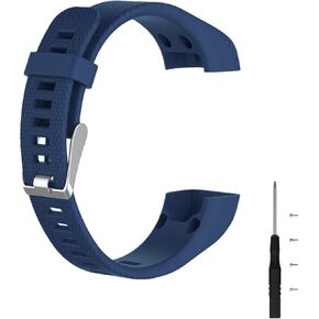 Muovrto Watch Band for Garmin Approach X40/X10, Silicone Replacement Sport Band Watch Strap for Garmin Vivosmart HR Plus