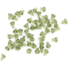 50Pcs Carp Fishing Hair Rig Extender, Plastic Carp Fishing Tackle Bait Stop Fishing Boilies Floating Lure Holding Stopper(Green) Baits for Carp