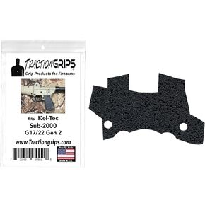 Rubber Grip Tape Overlay for Kel-Tec Sub-2000 Gen 2 with G17/22 Grip