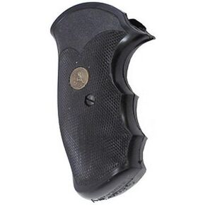 Pachmayr S&W Grips for K and L Frame Round Butt Black (03266)