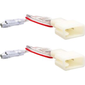 RED WOLF Car Front Door Speaker Wire Harness Adapter Connector for Toyota Scion 2000-2019, Camry 4Runner, Subaru 2012-2019 Vehicles 2PC