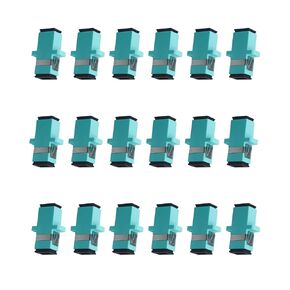 100 pcs SC Fiber Optical Coupler SC Singlemode (SM) Simplex Fiber Optic Adapter SC Female to SC Female APC Simplex Single Mode Network Internet Connector Adapter