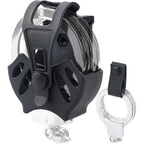 LIVANS Handcuff Case,Handcuff Holster Fits Standard Handcuffs/Handcuffs,Tactical Handcuffs Pouch for Molle Vest,Quick Gear Law Enforcement Handcuff Pouch