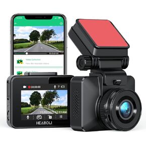 4K Dash Cam Built-in Wi-Fi UHD2160P Discreet Car Dashboard Camera Recorder with 24-Hour Parking Monitor, Super Night Vision, Loop Recording, 170° Wide Angle, Support APP