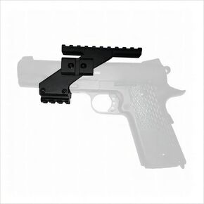 Aluminum Alloy Bracket， with Weaver Picatinny Top and Bottom Rails； Universal Pistol Scope Mount for Sights Brackets.