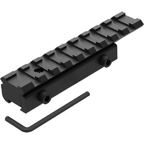 Dovetail to Picatinny Rail Adapter 11mm Dovetail to 21mm Picatinny/Weaver Rail Convert Mount - Low Profile Scope Riser Rail Adaptor - Base Mount 3/8" to 7/8" Converter
