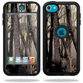MightySkins Skin Compatible with OtterBox Defender Apple iPod Touch 5G 5th Generation Case Tree Camo