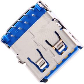 Deal4GO 1-Pack Rear Back USB 3.0 Port Connector Replacement for PS5 P1aystation 5 Console Motherboard USB Type-A Socket Jack, Silver