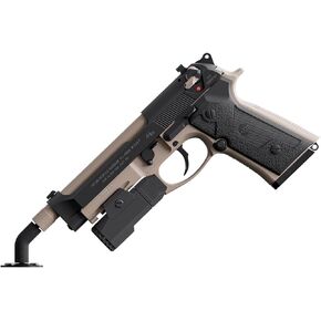 Hold Up Displays - 90 Degree in Barrel Handgun Multi - Mount for Display or Concealed Storage on Most Any Surface - HD85-90