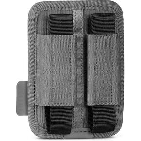 Savior Equipment Tactical Pistol Mag Pouch 9mm .40 45acp Open-Top Single & Double Stack Mag Holder Softshell Mags Storage Universal Magazine Carrier, Elastic Band to Hold Tight, Hook-Backed Panel