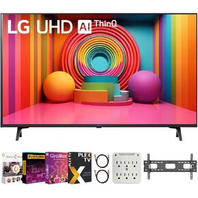 LG 65 inch UT75 Series LED Smart TV 4K (2024) with Movies Streaming Pack
