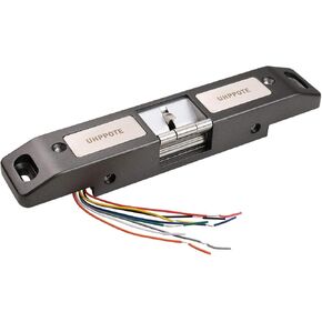 UHPPOTE Electric Strike Lock 12VDC for Access Control Fire Exit Door Rim Exit Devices for Push Bar