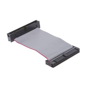 IDE 40-Pin Male To Female Hard Drive Extension Cable 3.71 Inch Flat Ribbon Cord For 3.5"" HDD Adapter Cable Connector Expander Splitter Cable Fan Converter Controller Card Module Board Bracket, Grey