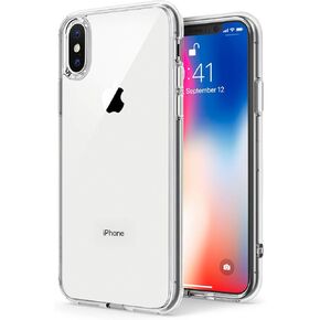 TENOC Phone Case Compatible with iPhone X & iPhone Xs, Clear Case Shockproof Protective Bumper Slim Cover for 5.8 Inch