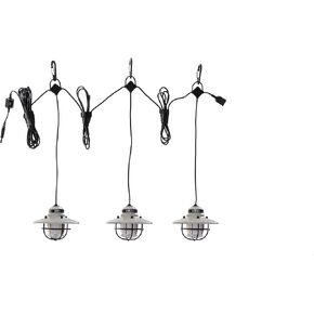 Barebones Edison Pendant String Lights - Forest Lantern, Lantern, and Railroad Lantern - Formal Outdoor String Lights Edison and String Lanterns (Copper)
