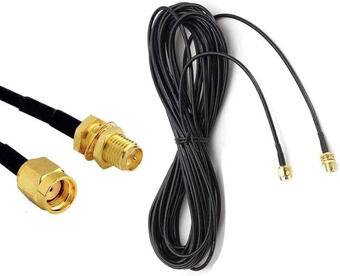 10ft WiFi Antenna Extension Cable RG174 RP-SMA Coaxial Cable Low Loss for Wireless LAN Router Bridge External Antenna Equipment in Saudi Arabia