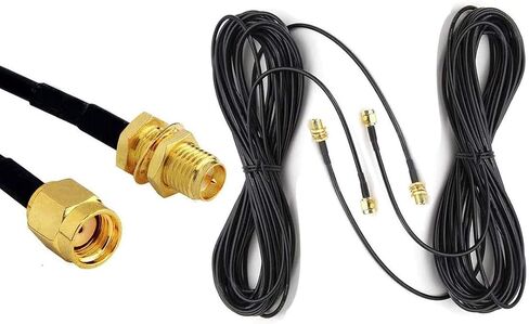 10ft WiFi Antenna Extension Cable RG174 RP-SMA Coaxial Cable Low Loss for Wireless LAN Router Bridge External Antenna Equipment in Saudi Arabia