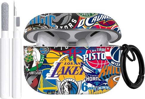 Compatible Airpods Pro 2nd Generation Case Cute Sports Basketball Football Shoe,Protective TPU Soft Cases Cover Rugged for Apple Airpod Pro 2 with Keychain for Women Men in Saudi Arabia