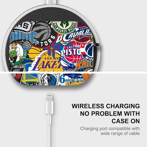 Compatible Airpods Pro 2nd Generation Case Cute Sports Basketball Football Shoe,Protective TPU Soft Cases Cover Rugged for Apple Airpod Pro 2 with Keychain for Women Men in Saudi Arabia