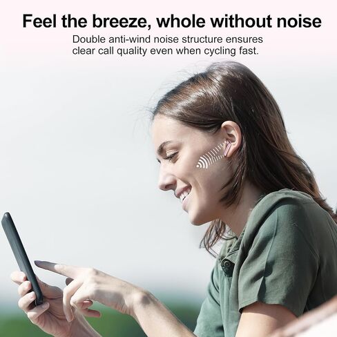 Wireless Earbuds 2024 Bluetooth 5.3 Headphones with HD Mic HiFi Stereo Sound, Wireless Earphones with Dual LED Display Touch Control, IPX7 Waterproof 30H Playtime Ear Buds for iOS Android, Dunkelblau in Saudi Arabia