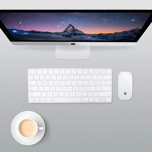 EooCoo Magic Keyboard Cover Skin Ultra Thin Protector Fit for iMac Magic Keyboard MLA22LL/A A1644, iMac Accessories - Clear TPU in Saudi Arabia