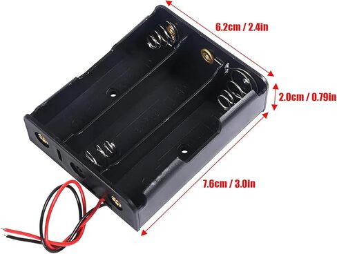 DIANN 8 قطعة 18650 حامل بطارية 3.7 فولت 7.4 فولت 11.1 فولت 14.8 فولت 18650 حامل بطارية مع أسلاك 18650 حامل بطارية 2 فتحات 18650 حامل بطارية 3 فتحات 18650 حامل بطارية 4 فتحات in Kuwait