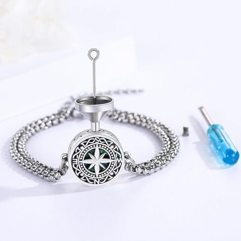 Compass Bracelet for Women 925 Sterling Silver Compass Bracelet for Graduation Cetic Compass Jewelry Bracelet for Women in Kuwait