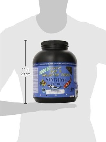 MICROBE-LIFT Sinking Fish Food Pellets for Ponds, Water Gardens, and Fountains, for Live Goldfish and Koi, 14 Ounces in Saudi Arabia