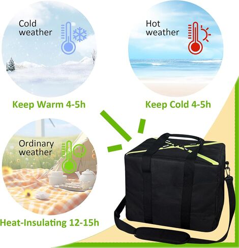 All-in-One Party Cooler Bag with Folding Design and Insulated Compartments -GETTOONE Ideal for Tailgating and Outdoor Events! in Saudi Arabia