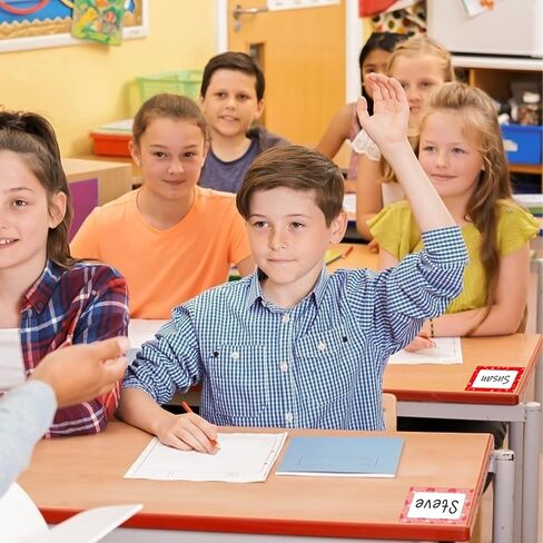 104 قطعة من ملصقات علامات الاسم للملاحظات الموسيقية - 3 بوصة × 2.5 بوصة ملصقات اسم ذاتية اللصق ملصقات هدايا للفصول الدراسية والحفلات والمكتب والمؤتمرات المنزلية in Kuwait