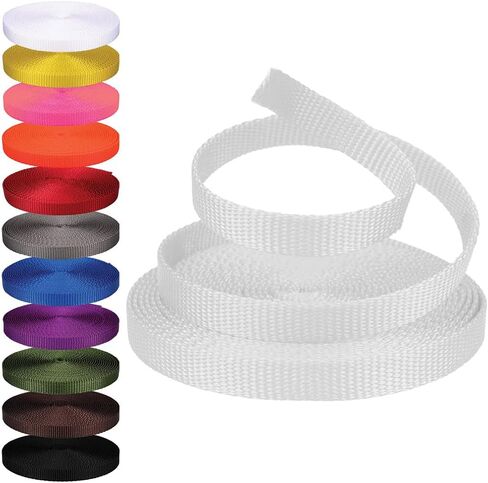 Rope and Cord Nylon Webbing – 1/2 in. Multipurpose Webbing for Cargo Straps, Pulley Lines, and More! – Red, 5 Yards in Saudi Arabia