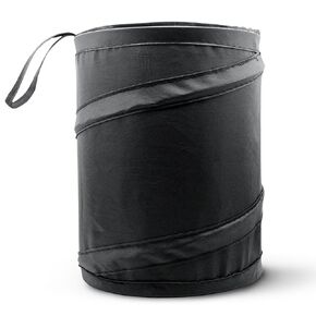 Mavoro Car Trash Can, Portable Garbage Bin, Collapsible Pop-up Water Proof Bag, Waste Basket Bin, Rubbish Bin (1 Pack, Black)