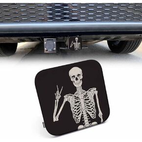 Beabes Trailer Hitch Receiver Covers Dog Paw Hitch Cover Protector, Cute Puppy Footprint Cat Dog Print 2" Inch Tow Rear Hitch Tube Cover Plug Cap for Pickup Trucks Cars SUVs Sedans Tractors, Red