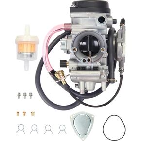 Carburetor Carb for ATV Yamaha 2000-2006 Kodiak 400 YFM400 & Big Bear 400, 2004-2006 Bruin 350, 2007-2011 Grizzly 350, 2007-2012 Grizzly 450, 2006-2009 Wolverine 350, 2007-2010 Wolverine 450