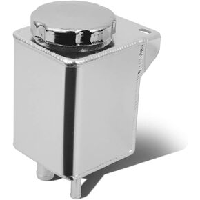 DNA MOTORING TANK-PS-001 Aluminum Power Steering Reservoir Tank/Bottle [Compatible with 99-04 Ford Mustang]