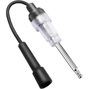 Car Inline Spark Plug Tester, Automotive Engine Ignition Spark Plug Light Checker, Straight Boot Tool, Small Armature Diagnostic Detector Tool for Cars Lawnmower Motorcycles