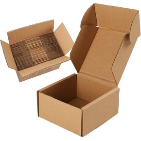 6x4x3 White Cardboard Boxes 30 Pack, Small Shipping Boxes for Small Business Mailing Boxes, Corrugated Packaging Boxes in Saudi Arabia