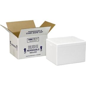 Polar Tech 245C Thermo Chill Insulated Carton with Foam Shipper, Medium, 17" Length x 10" Width x 8-1/4" Depth, Original Version