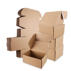 Shipping Boxes, 12''x9''x4'' Which is Anti-Impact Come with Exquisite Sealing Label.Suitable E-Commerce Packaging, Shipping Packaging.