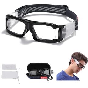SooGree Sports Goggles - Racquetball Glasses Protective Eyewear for Men and Womens Damping & Anti Fog with Adjustable Strap