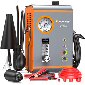 FOXWELL ST203 Automotive Smoke Machine with Built-in Air Pump, EVAP Vacuum Leak Detector, Dual Mode Car Pipe Leakage Diagnostic Tester for All DC12V Vehicles